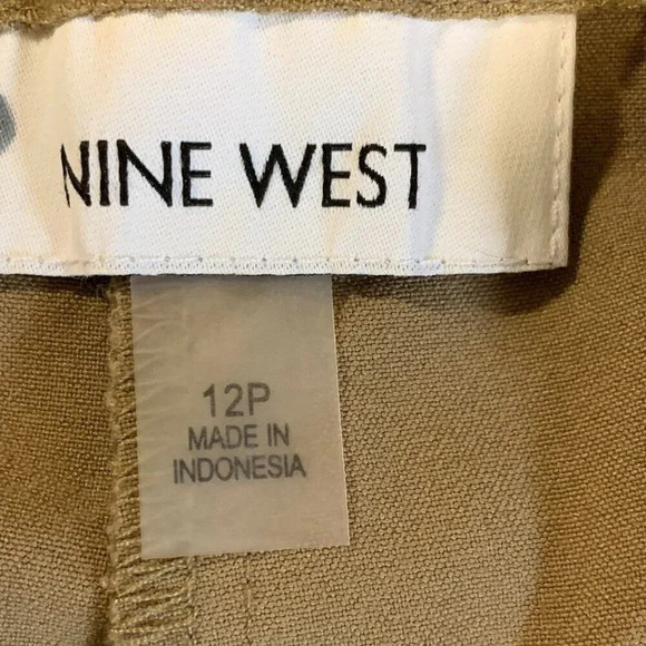 Nine West‎ Women's Mid Rise Stretch Petite Hem Work Trousers Size 12P NWT $79 - Picture 9 of 13